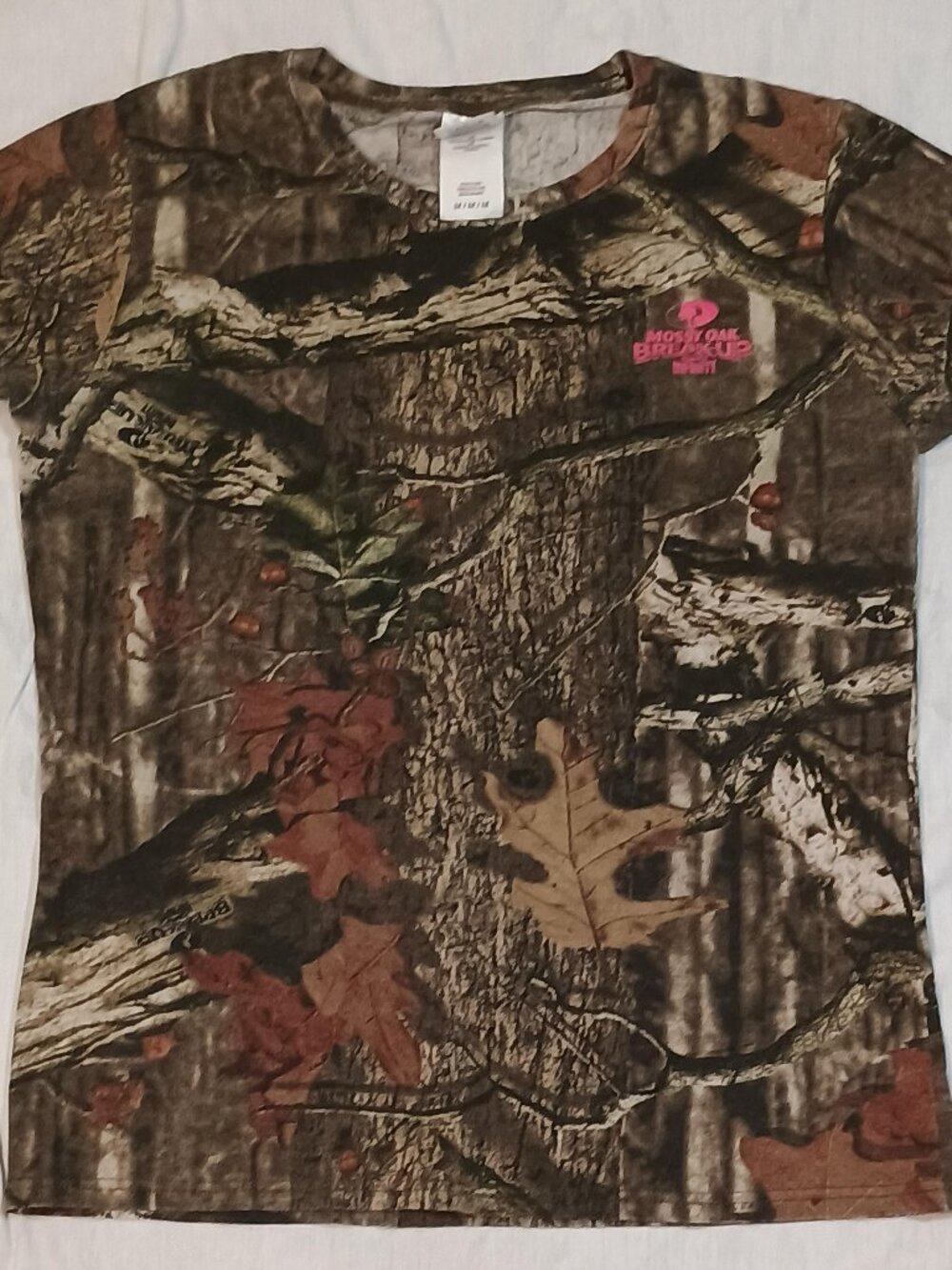 Mossy Oak/TShirt/Womens M/Break Up Infinity Camo Short Sleeve Hunting Athletic T